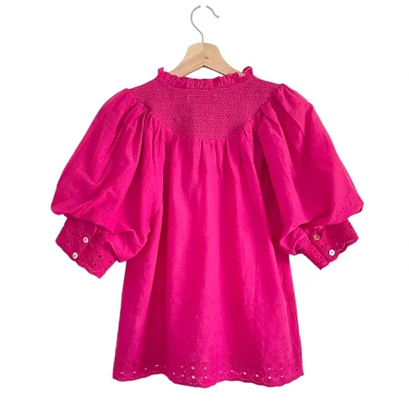 Revolve House of Harlow Blouse Pink Small - Picture 2 of 16